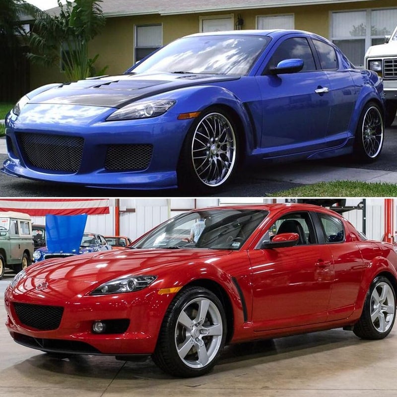 TurningMax For 2004 2005 2006 2007 2008 Mazda RX-8 RX8 Front Bumper Side Marker light Housings Amber Lens F151-51-120E, F151-51-130E - Image 5